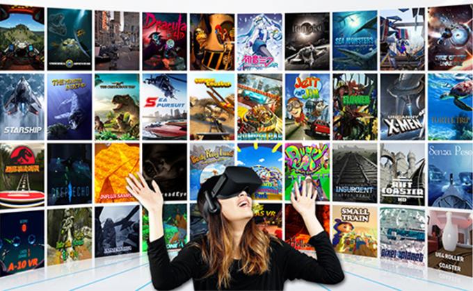 Dwa fotele Opcjonalny sprzęt do gier w wirtualnej rzeczywistości VR 9d Cinema Equipment 1