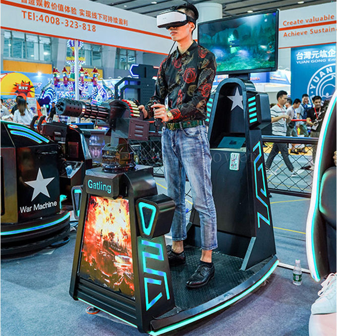 Interaktywna strzelanka 360 stopni 9d Vr Arcade Game Shooting Machine Simulator 0